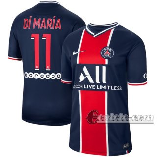 6Calcio: Prima Maglia Psg Paris Saint Germain Di María #11 Uomo 2020-2021