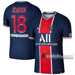 6Calcio: Prima Maglia Psg Paris Saint Germain Neymar Icardi #18 Uomo 2020-2021