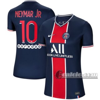 6Calcio: Prima Maglia Calcio Psg Paris Saint Germain Neymar Jr #10 Donna 2020-2021