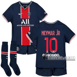 6Calcio: Prima Maglia Calcio Psg Paris Saint Germain Neymar Jr #10 Bambino 2020-2021