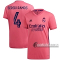 6Calcio: Seconda Maglia Real Madrid Sergio Ramos #4 Uomo 2020-2021