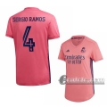 6Calcio: Seconda Maglia Calcio Real Madrid Sergio Ramos #4 Donna 2020-2021
