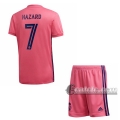 6Calcio: Seconda Maglia Calcio Real Madrid Eden Hazard #7 Bambino 2020-2021