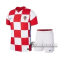 6Calcio: Croazia Prima Maglia Nazionale Bambino UEFA Euro 2020