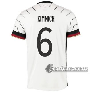 6Calcio: Germania Kimmich #6 Prima Maglia Nazionale Uomo UEFA Euro 2020