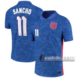 6Calcio: Inghilterra Sancho #11 Seconda Maglia Nazionale Uomo UEFA Euro 2020