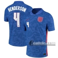 6Calcio: Inghilterra Henderson #4 Seconda Maglia Nazionale Uomo UEFA Euro 2020
