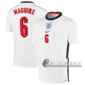 6Calcio: Inghilterra Maguire #6 Prima Maglia Nazionale Uomo UEFA Euro 2020