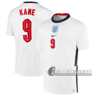 6Calcio: Inghilterra Kane #9 Prima Maglia Nazionale Uomo UEFA Euro 2020