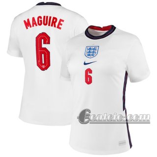6Calcio: Inghilterra Maguire #6 Prima Maglia Nazionale Donna UEFA Euro 2020