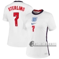 6Calcio: Inghilterra Sterling #7 Prima Maglia Nazionale Donna UEFA Euro 2020