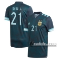 6Calcio: Argentina Paulo Dybala #21 Seconda Maglia Nazionale Uomo 2020/2021