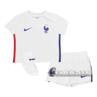 6Calcio: Francia Seconda Maglia Nazionale Bambino UEFA Euro 2020