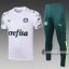 6Calcio: Maglietta Polo Shirts Palmeiras Manica Corta + Pantaloni Bianca C480# 2020 2021