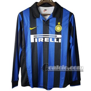 6Calcio: Inter Milan Retro Prima Maglia Manica Lunga 1997-1998