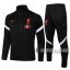 6Calcio: Sportswear Giacca Nuova Del Liverpool Full-Zip Nera Jk02 2021 2022