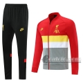 6Calcio: Sportswear Giacca Nuova Del Liverpool Full-Zip Rossa Jk13 2021 2022