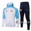 6Calcio: Sportswear Giacca Nuova Del Manchester City Cappuccio Hoodie Full-Zip Bianca Jk31 2021 2022