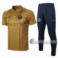 6Calcio: Maglietta Polo Nuova Del Paris Saint Germain Psg Dorato 2021 2022