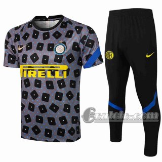 6Calcio: Maglietta Polo Nuova Del Inter Milan Grigia Pl18 2021 2022