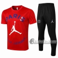 6Calcio: Maglietta Polo Nuova Del Paris Saint Germain Psg Air Jordan Rossa Pl21 2021 2022
