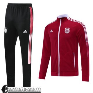 Sportswear Giacca Nuova Del Bayern Monaco Full-Zip rosso JK50 2021 2022