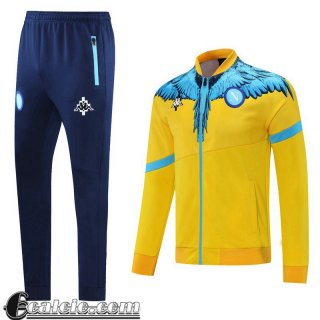 Sportswear Giacca Nuova Del SSC Naples Full-Zip giallo JK54 2021 2022