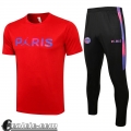 Magliatta T-shirt PSG Paris rosso PL49 2021 2022