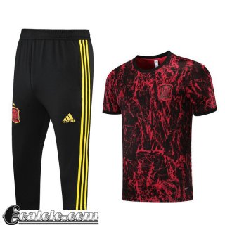 Magliatta T-shirt + Pantaloni cropped Espagne rosso PL78 2021 2022