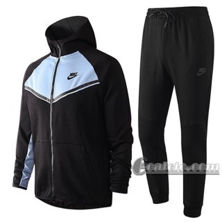 6Calcio: Giacca Tuta Nike Cappuccio Hoodie Full-Zip Nera - Porpora F270 2020 2021