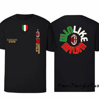 Maglietta T-Shirts Ac Milan Manica Corta Nera buc-T 2022 2023