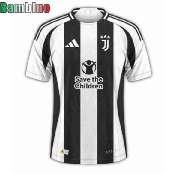 Maglie Calcio Juventus Prima Save the Children Bambini 24 25