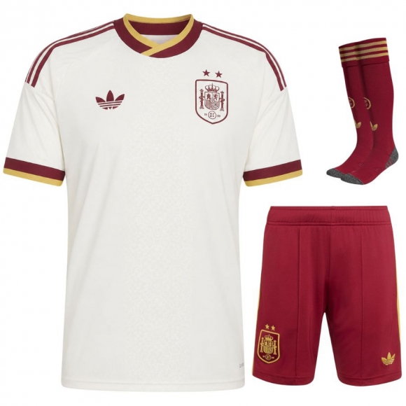 Spagna Maglia Calcio 2-stelle Seconda Bambini Coppa del Mondo 2026 Spagna Maglia Calcio 2-stelle Seconda Bambini Coppa del Mondo 2026