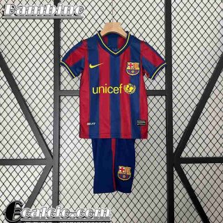 Retro Maglia Calcio Barcellona Prima Bambini 09 10