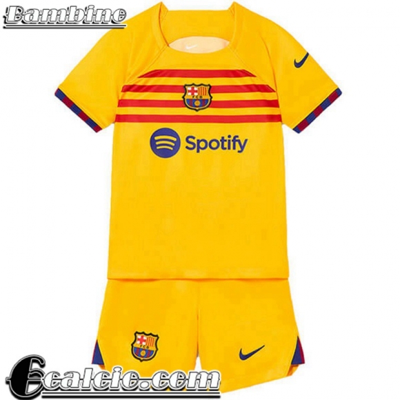 Maglie Calcio Barcellona fourth Bambini 2022 23