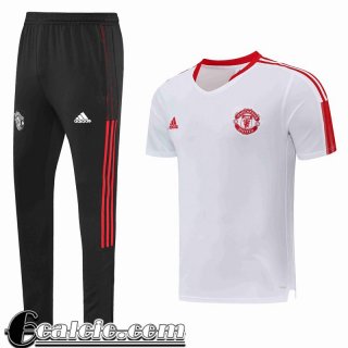 T-Shirt Manchester United Bianco Uomo 2022 2023 PL301