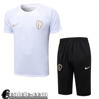 Tute Calcio T Shirt Corinthians Bianco Uomo 23 24 TG759