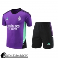 Tute Calcio T Shirt Real Madrid Viola Uomo 23 24 TG797