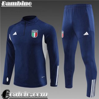 Tute Calcio Italia blu Bambini 23 24 TK584