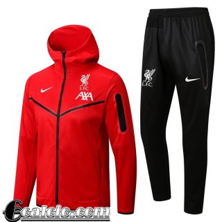 Full Zip Hoodie - Giacca Liverpool rosso Uomo 2022 23 JK332