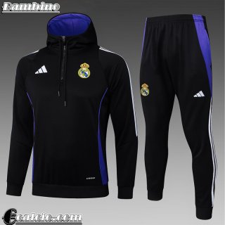 KIT: Real Madrid Tute Calcio - Cappuccio Hoodie Bambino 25-26 C625