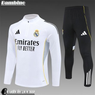 KIT: Real Madrid Tute Calcio Bambino 25-26 C643
