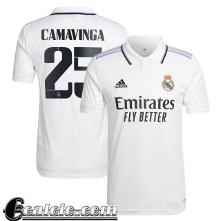 Maglie Calcio Real Madrid Prima Uomo 2022 23 Camavinga 25