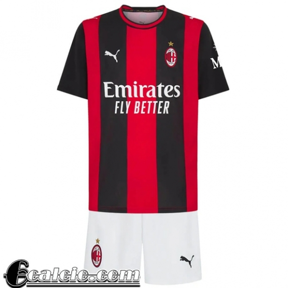 AC Milan Maglia Calcio Prima Bambini 26-27 AC Milan Maglia Calcio Prima Bambini 26-27