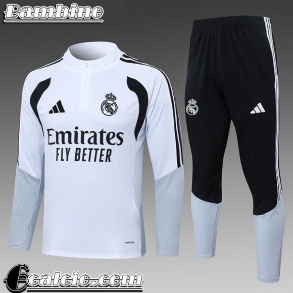 Real Madrid KIT: Tute Calcio Bambini 26-27 C1094