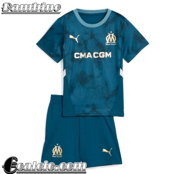 Maglie Calcio Marsiglia Seconda Bambini 2024 2025