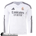 Maglie Calcio Real Madrid Prima Manga Larga Uomo 2024 2025