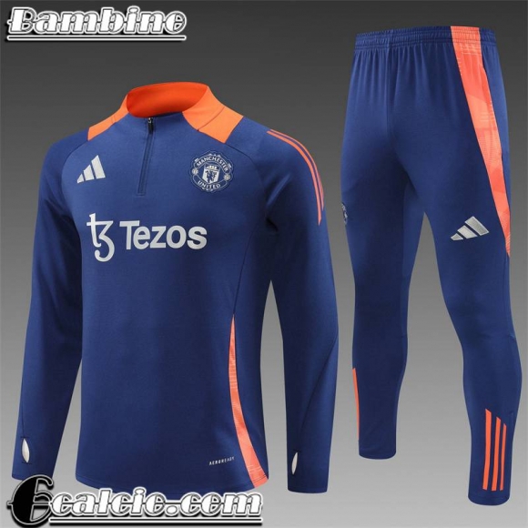 KIT: Tute Calcio Manchester United Bambini 2024 2025 C308