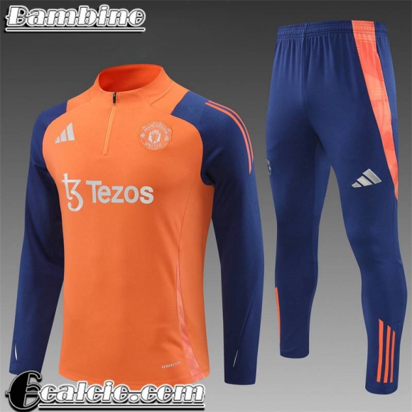 KIT: Tute Calcio Manchester United Bambini 2024 2025 C309