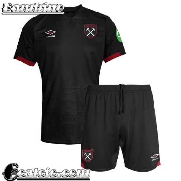 Maglie Calcio West Ham United Seconda Bambini 2024 2025